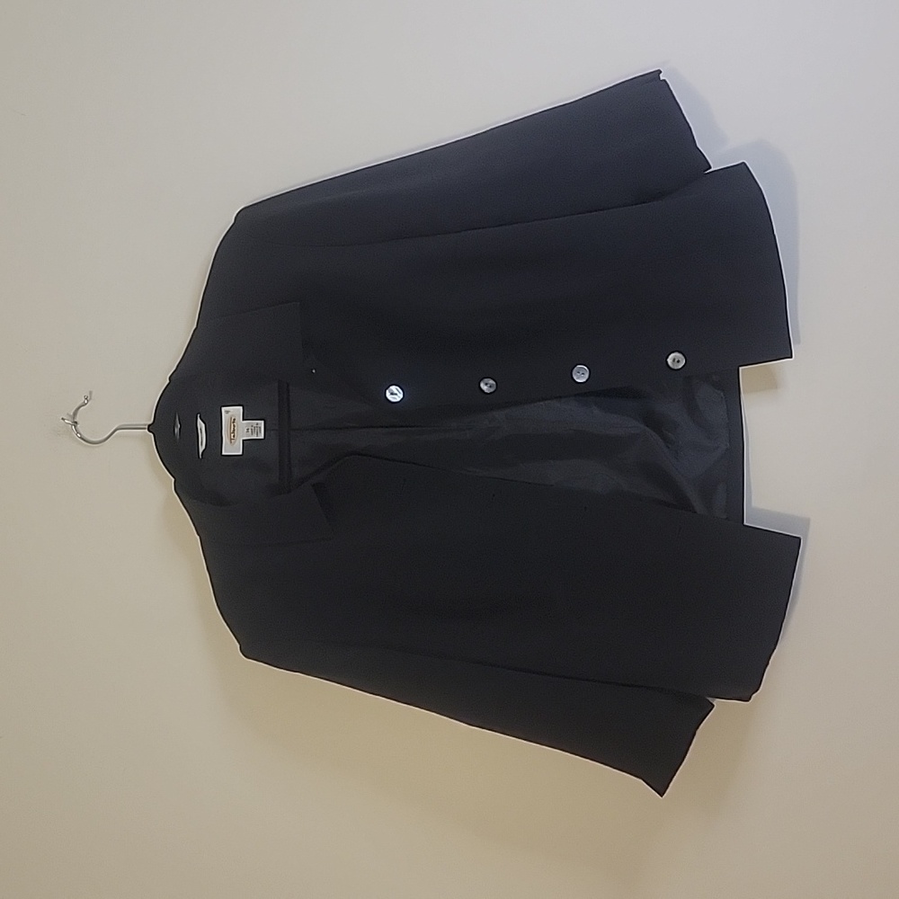 Talbots Black Silk Blazer
